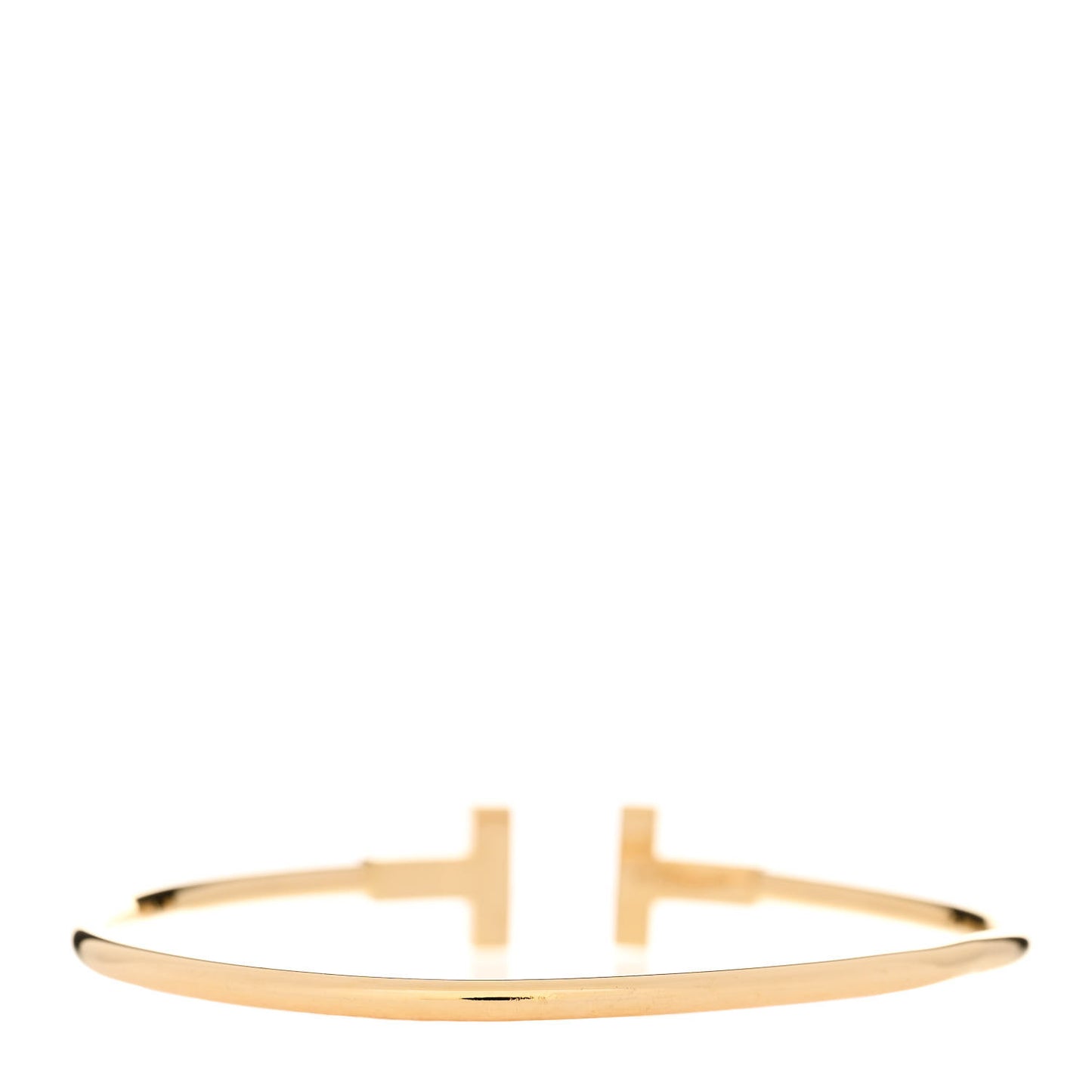18K Yellow Gold T Wire Bracelet