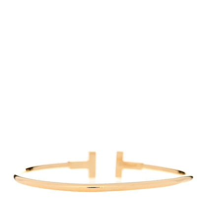 Tiffany 18K Yellow Gold T Wire Bracelet 2 of 6