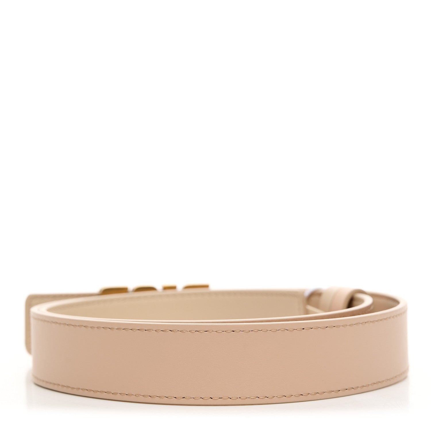 Christian Dior Calfskin D Fence Belt 85 34 Beige 2 of 6