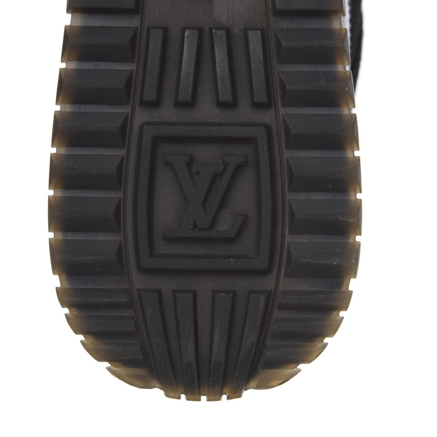 Suede Monogram Run Away Sneakers 39 Black