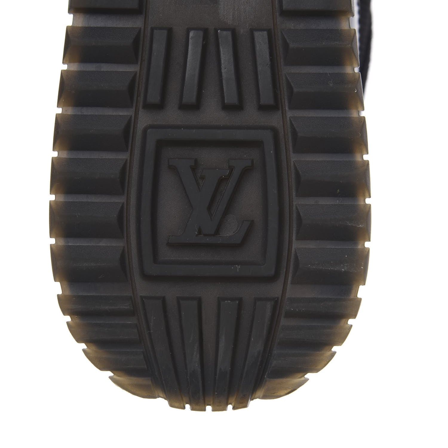Louis Vuitton Suede Monogram Run Away Sneakers 39 Black 6 of 8