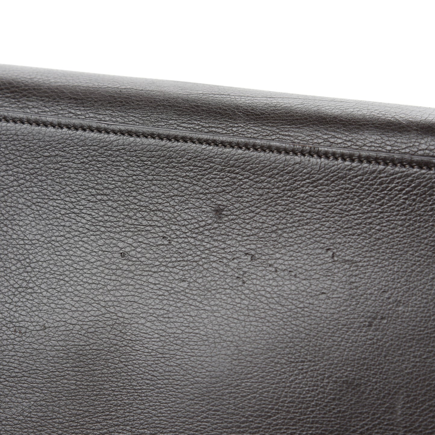 Soft Grained Calfskin Mini Luggage Brown
