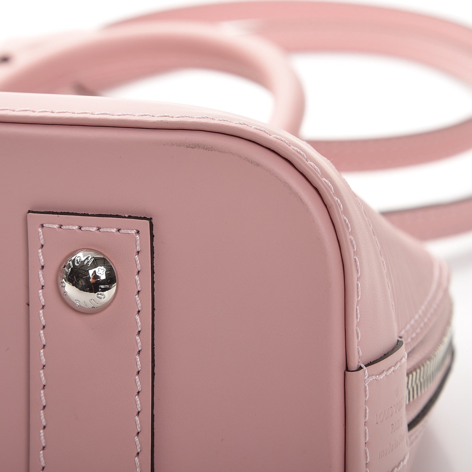 Louis Vuitton Epi Alma BB Rose Ballerine 9 of 9