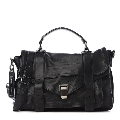 Proenza Schouler Lambskin Medium PS1 Satchel Black 1 of 10