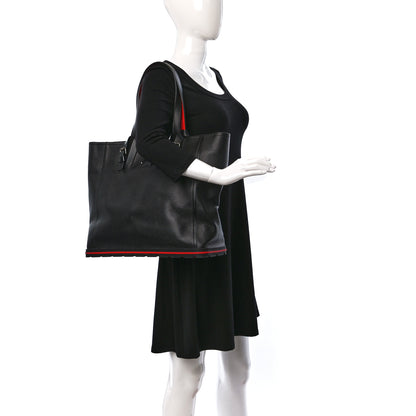 Christian Louboutin Grained Calfskin Kabiker Tote Black 2 of 15
