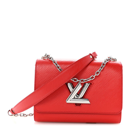 Louis Vuitton Epi Twist Shoulder Bag MM Coquelicot 1 of 8
