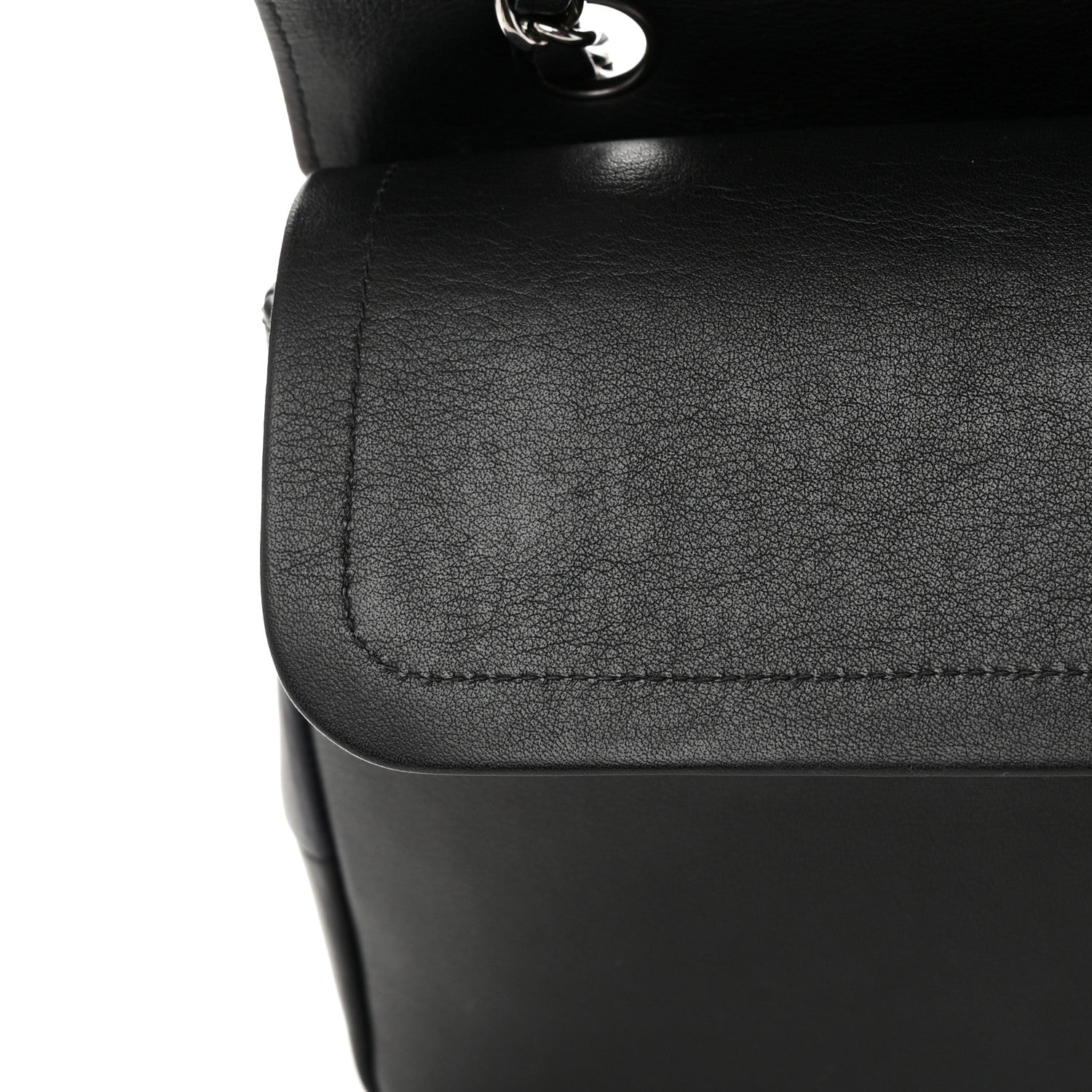 Chanel Calfskin Medium Classic Pure Double Flap Black 10 of 16