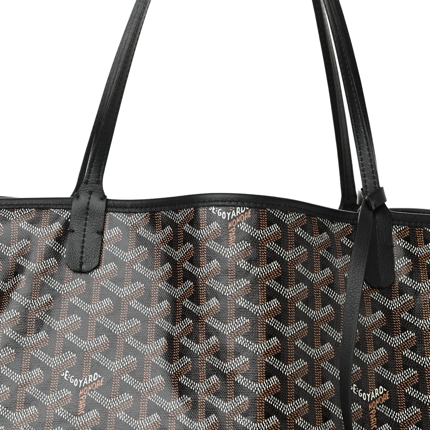 Goyardine Reversible Anjou GM Black