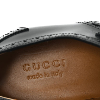 Gucci Calfskin Mens Double Monk Strap Loafers 11.5 Black 8 of 11