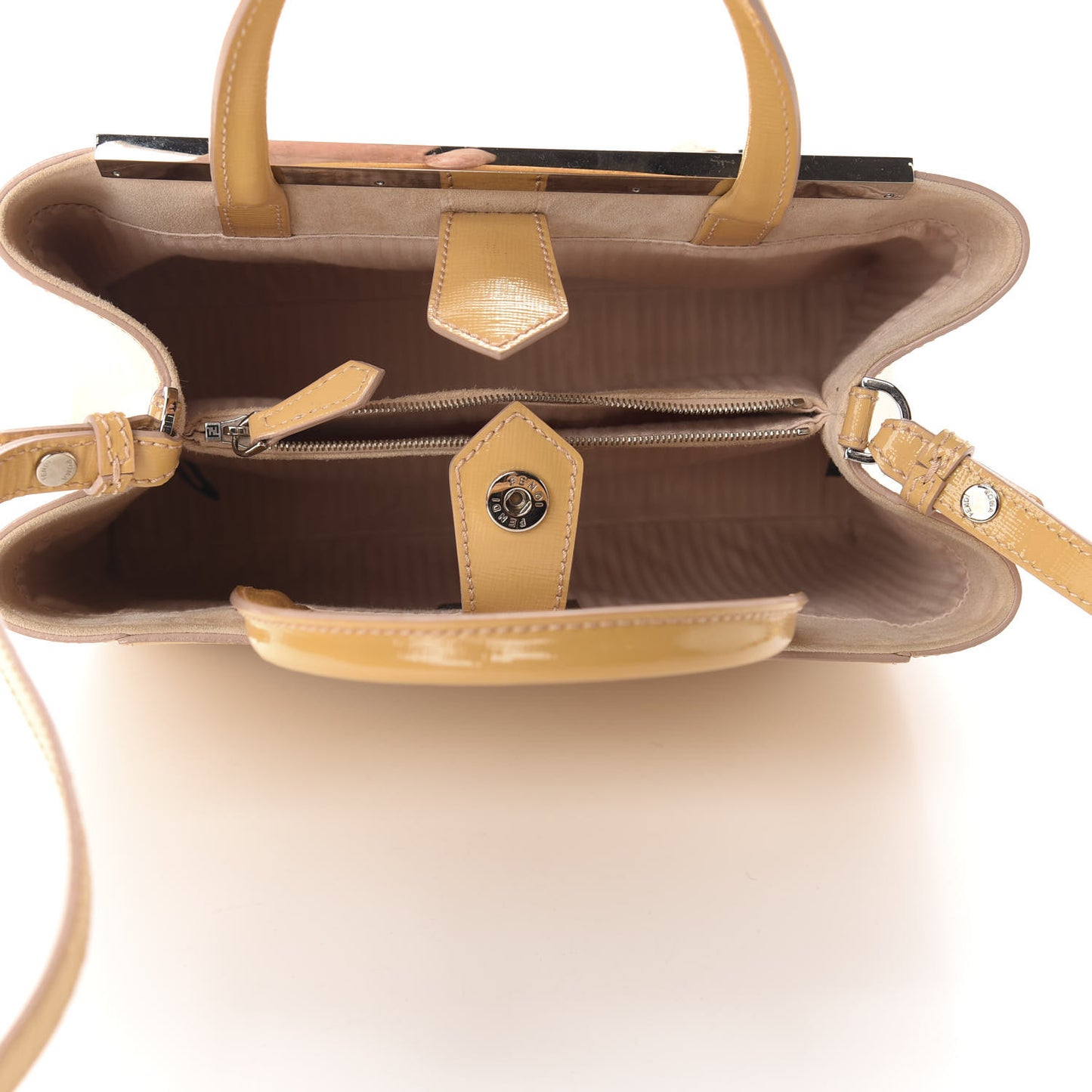 Vitello Vernice Camoscio Petite 2Jours Tote Make Up