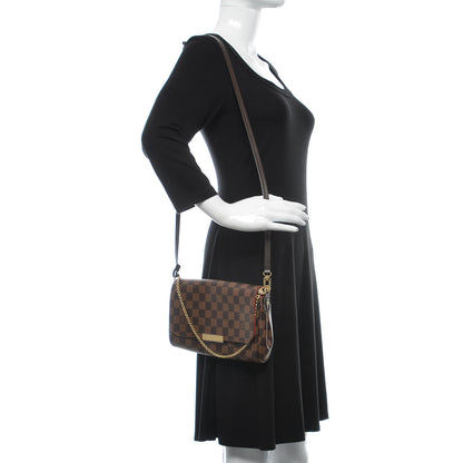 Louis Vuitton Damier Ebene Favorite MM 2 of 11