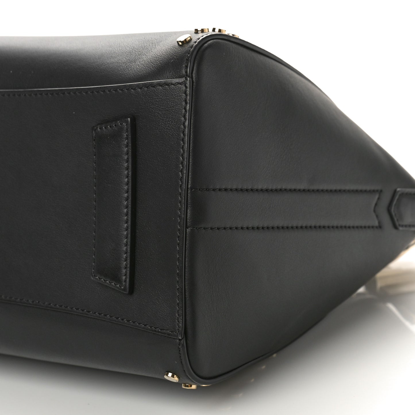 Smooth Calfskin Small Studded Antigona Black