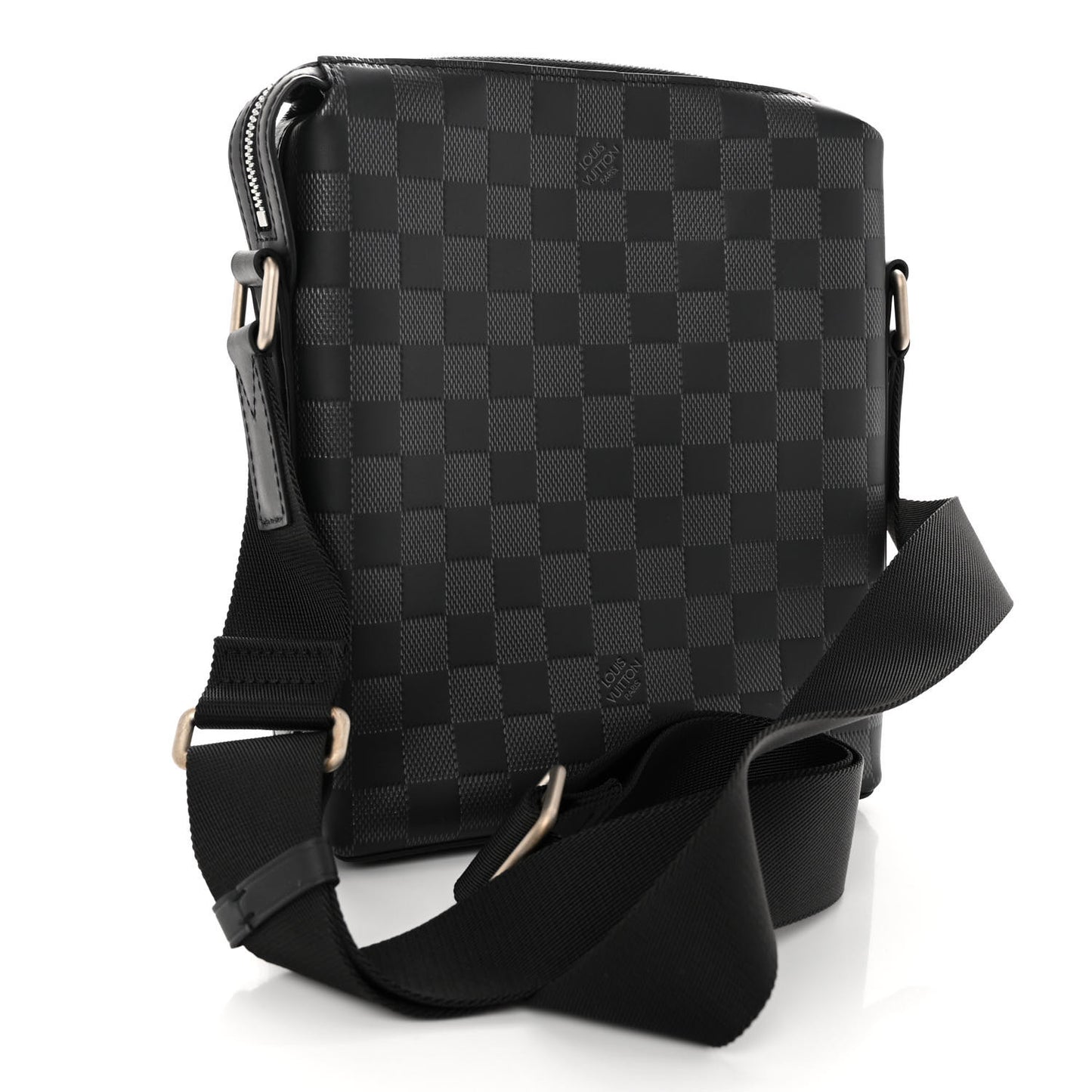 Damier Infini Discovery Messenger BB Onyx
