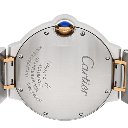 Cartier Stainless Steel 18K Yellow Gold 36mm Ballon Bleu De Cartier Automatic Watch 4 of 5