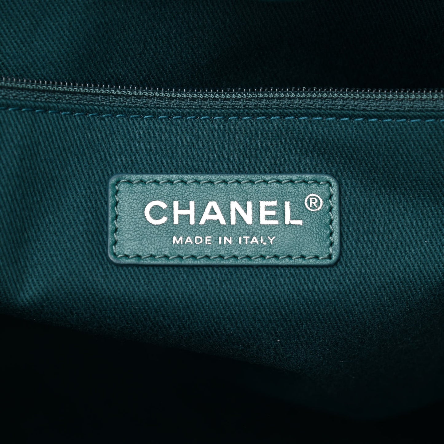 Lurex Boucle Small Deauville Tote Turquoise