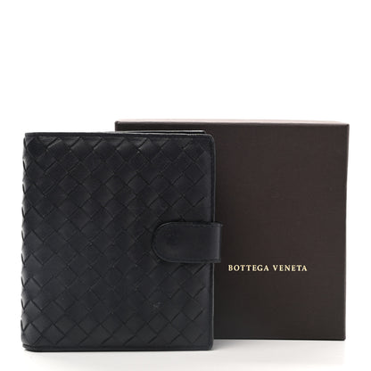 Bottega Veneta Nappa Intrecciato French Flap Wallet Black 14 of 14