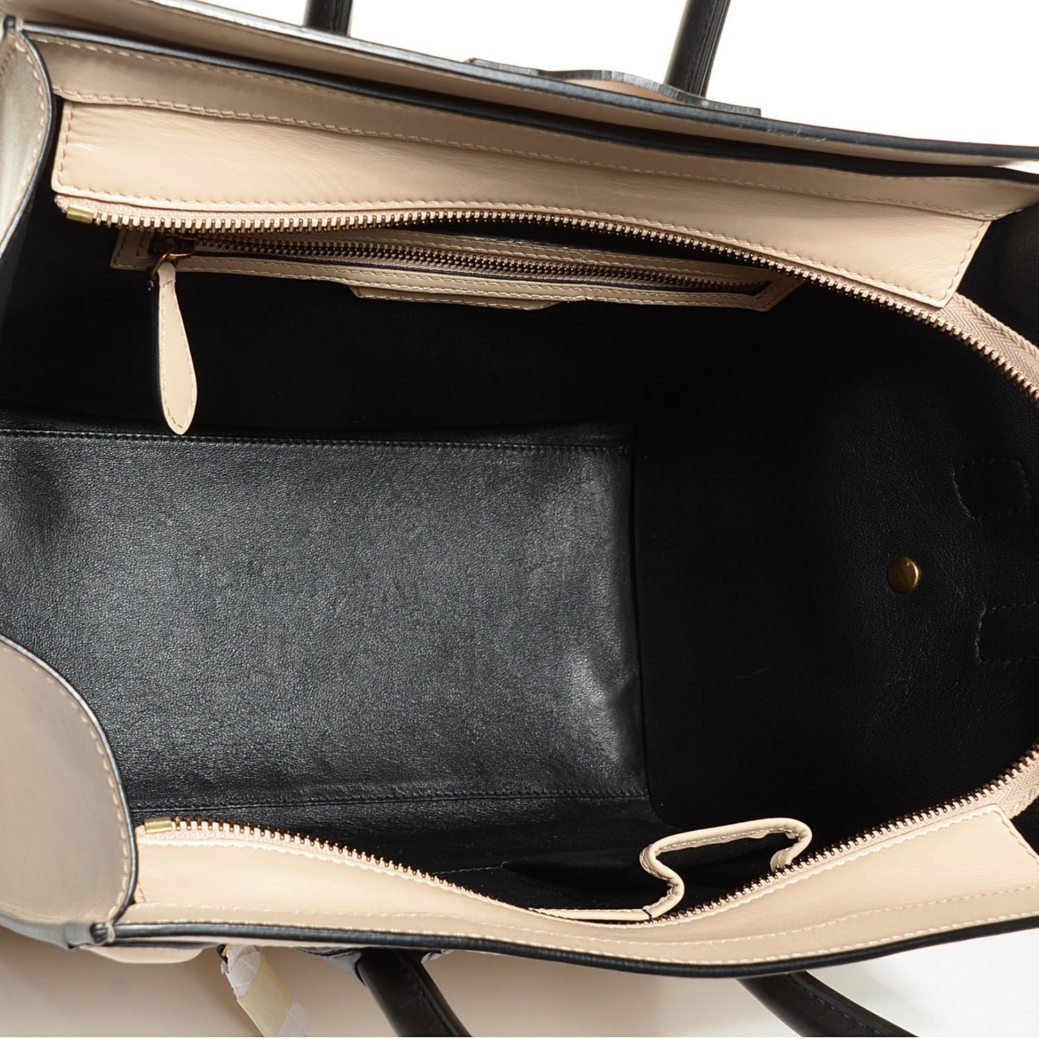 Celine Satin Calfskin Mini Luggage Sand 13 of 16