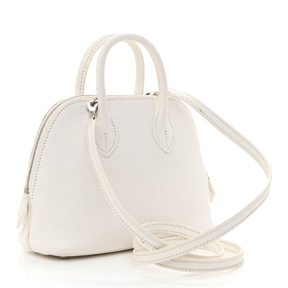 Hermes Chevre Mysore Mini 1923 Bolide White 3 of 14
