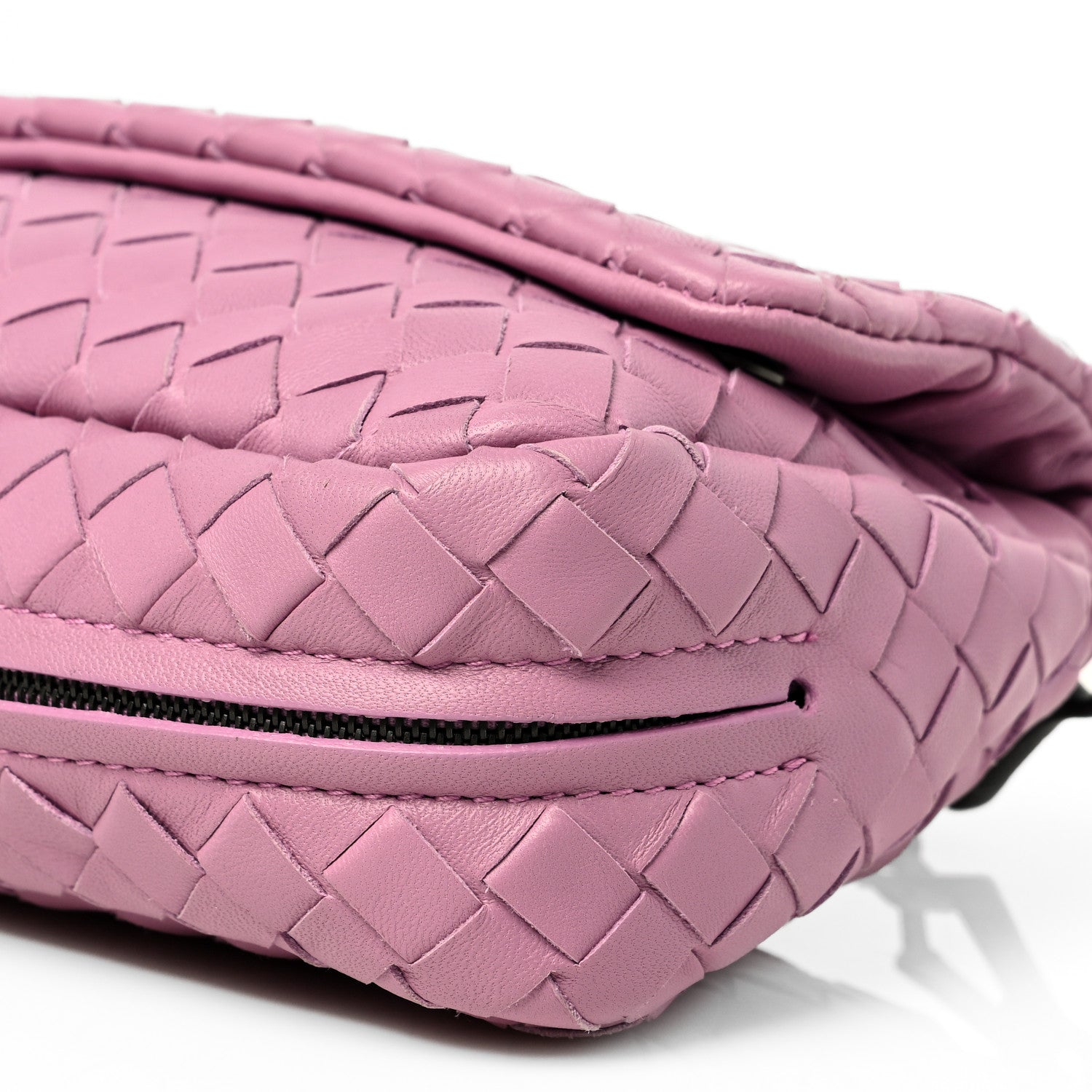 Bottega Veneta Nappa Intrecciato Small Chain Crossbody Corot 10 of 10