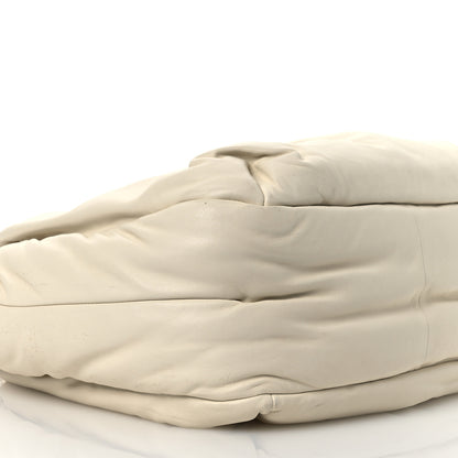 Celine Goatskin Pillow Bucket Bag White 8 of 16