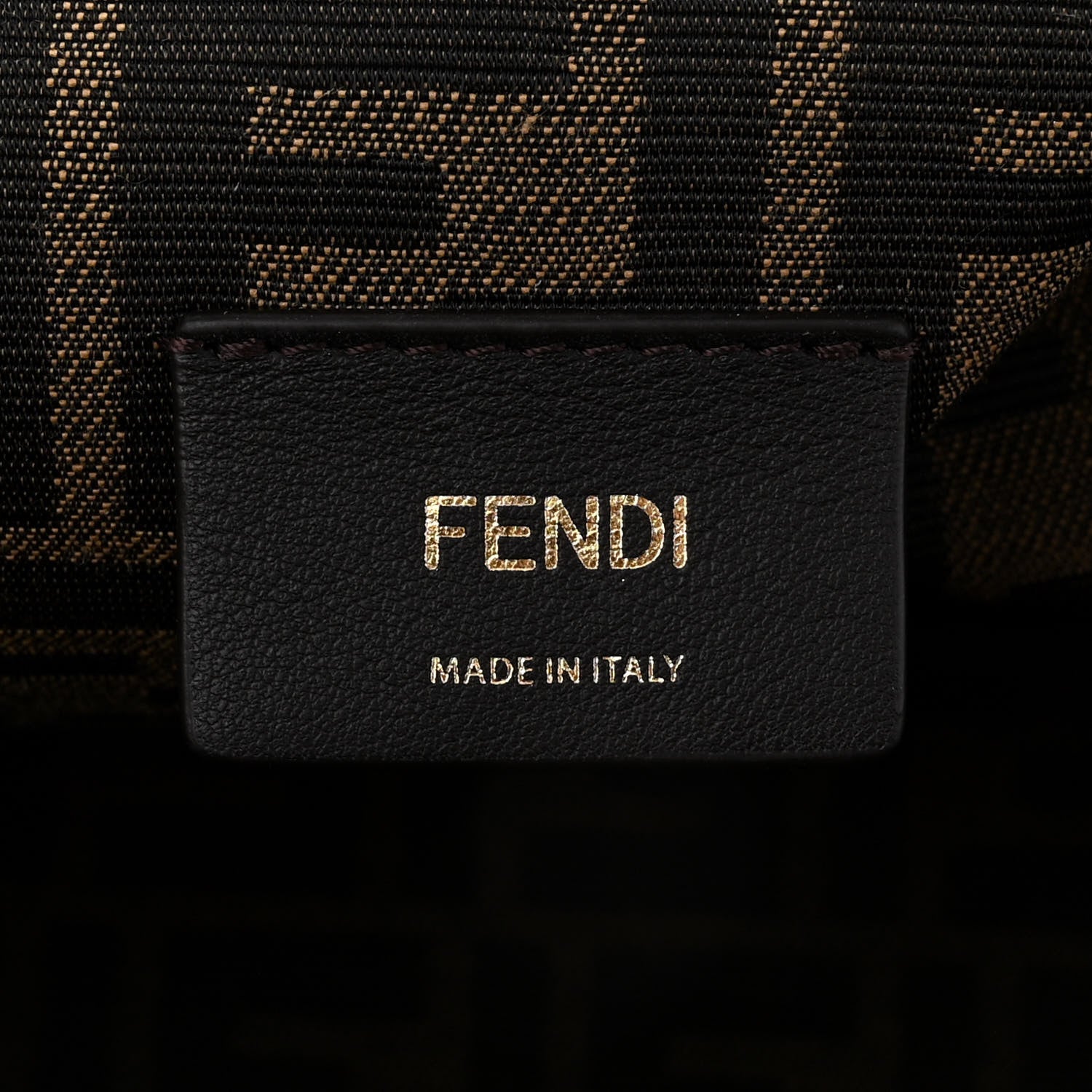 Fendi Shiny Nappa Medium Fendi First Black 7 of 11