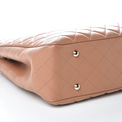 Chanel Calfskin Quilted Timeless Tote Beige 5 of 10