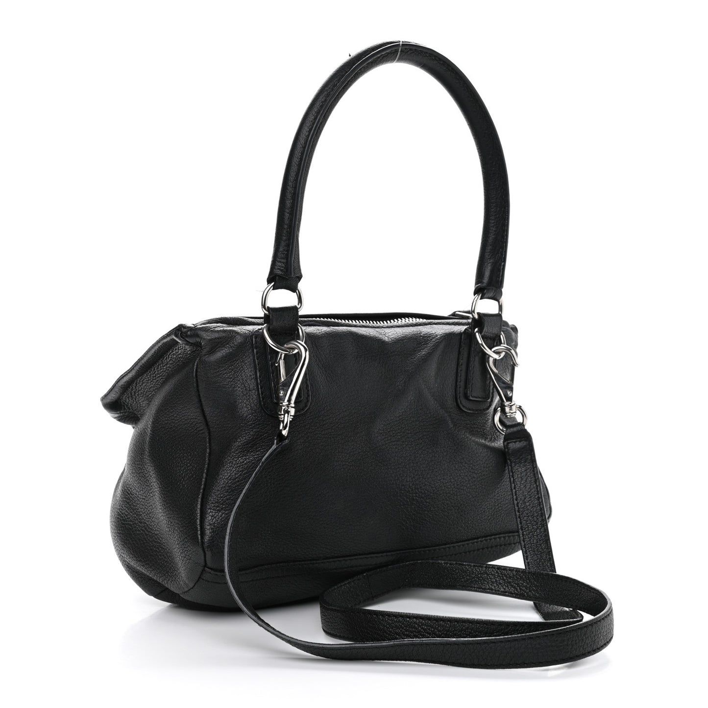 Sugar Goatskin Small Pandora Black