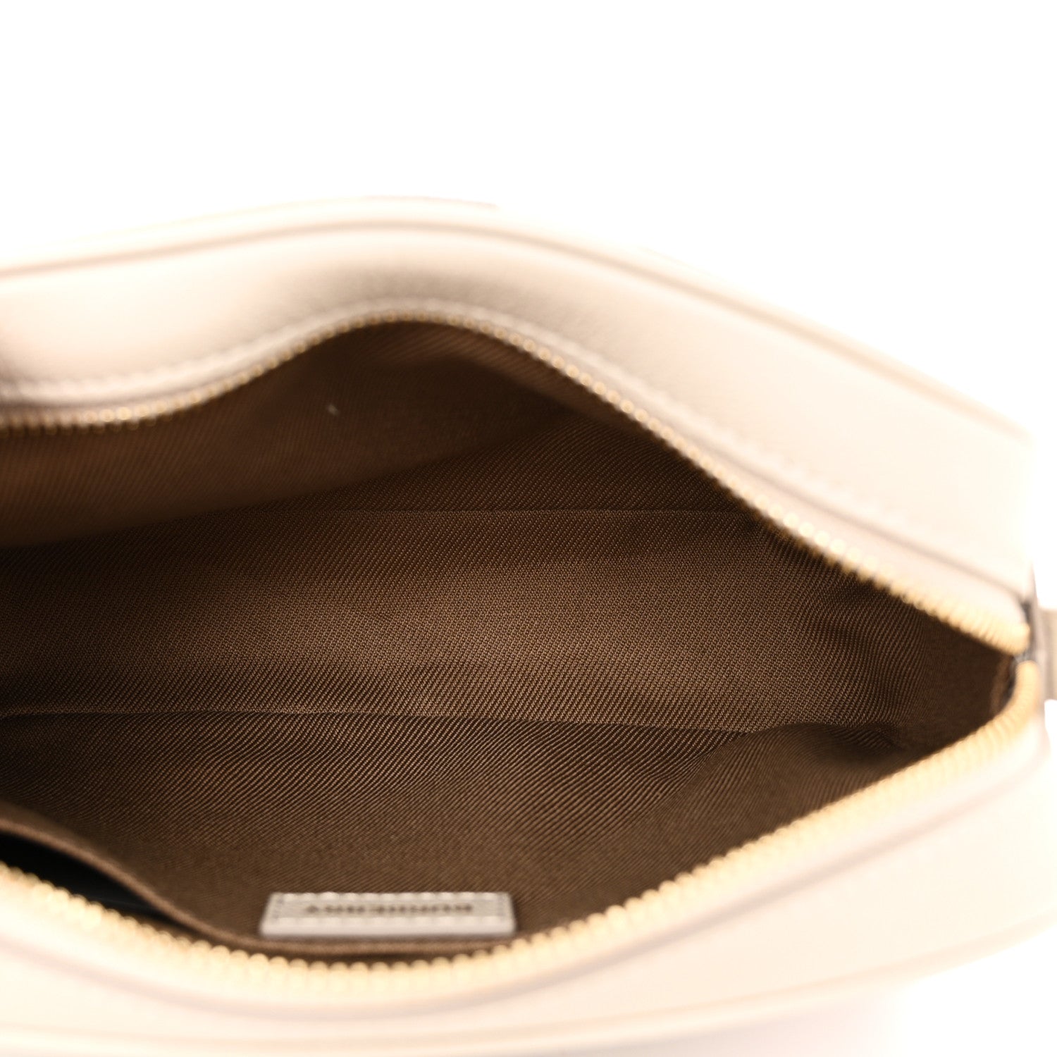 Burberry Calfskin House Check Small Camera Bag Limestone 5 of 9