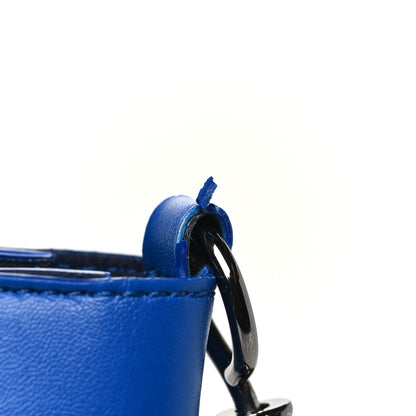 Stella McCartney Eco Alter Nappa Perforated Logo Crossbody Blue 10 of 12
