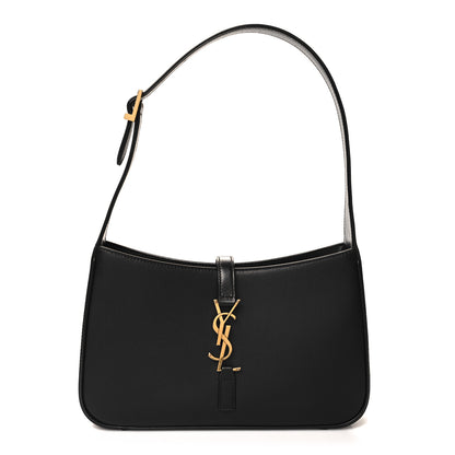 Saint Laurent Smooth Calfskin Le 5 A 7 Hobo Black 1 of 11