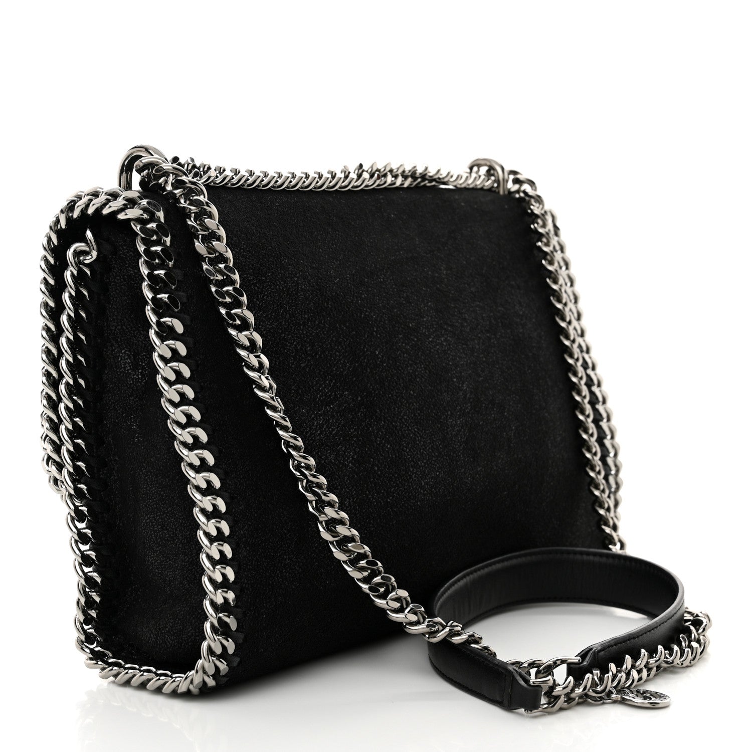 Stella McCartney Shaggy Deer Falabella Messenger Black 3 of 10