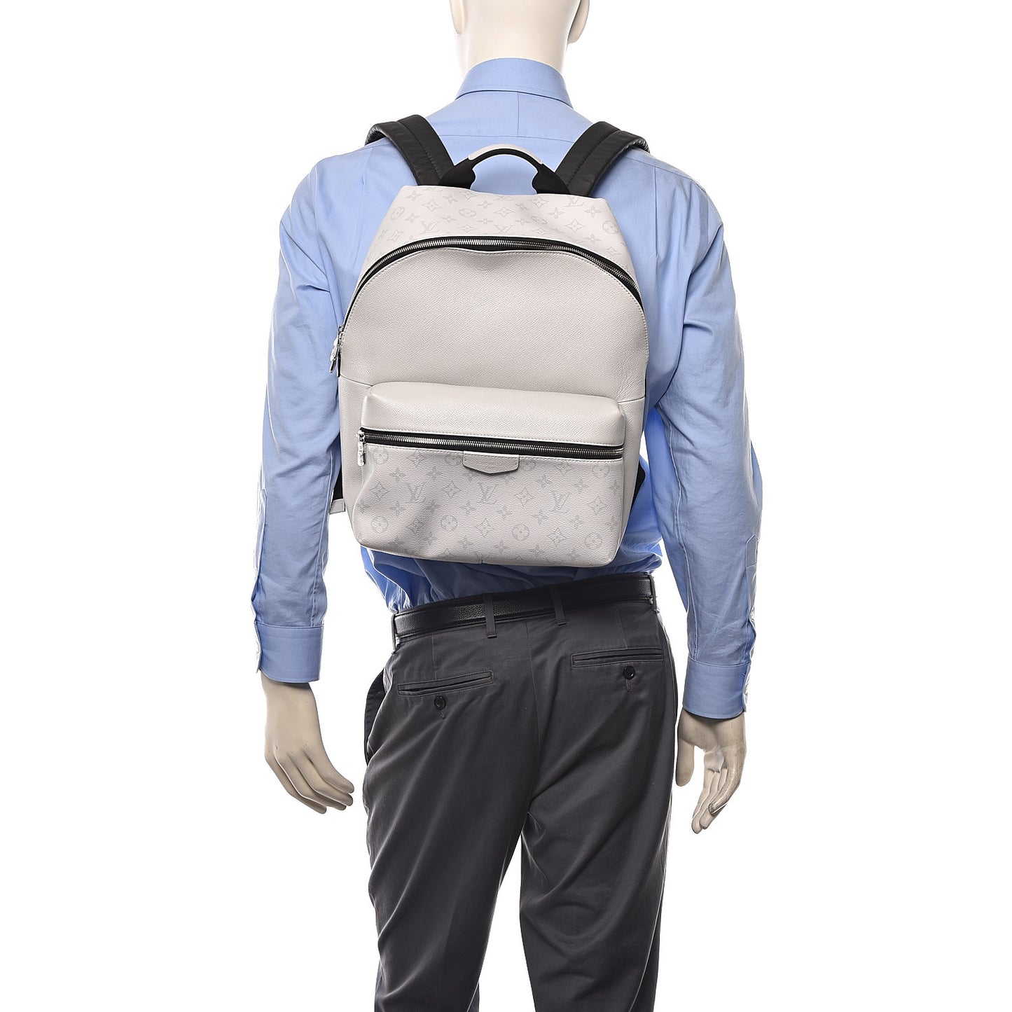 Taiga Monogram Discovery Backpack PM White