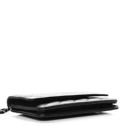 Chanel Caviar Quilted Wallet On Chain WOC Black 3 of 4