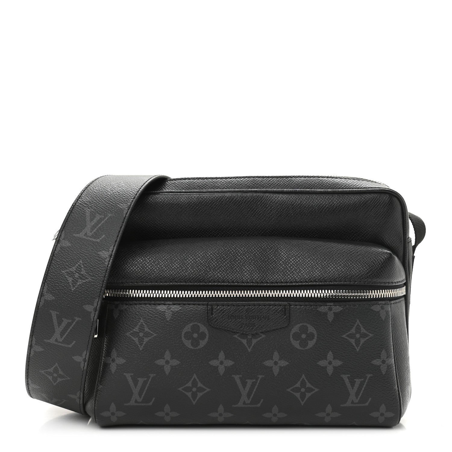 Louis Vuitton Taiga Monogram Eclipse Outdoor Messenger Black 1 of 10