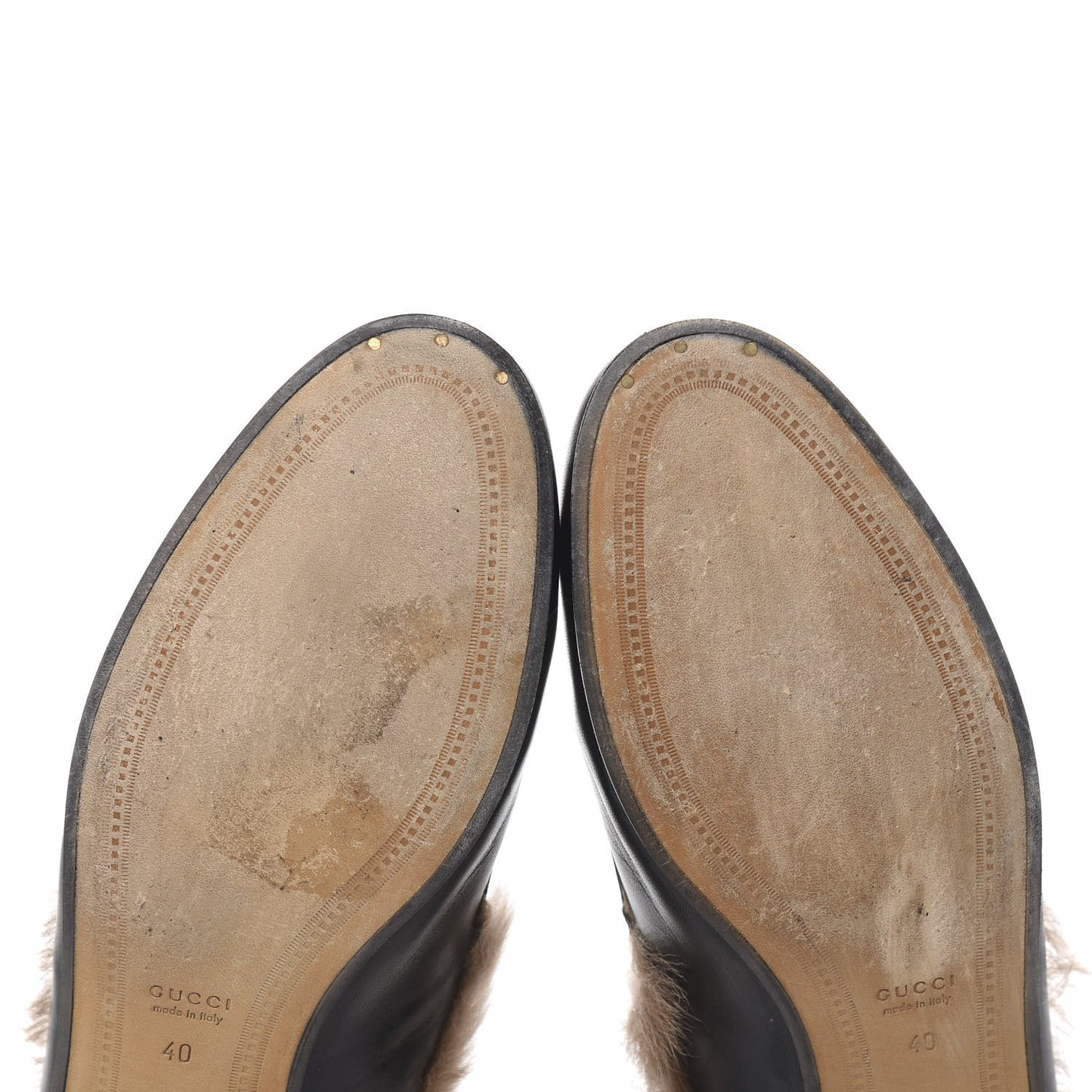Malaga Kid Fur Womens Jordaan Loafers 40 Black Natural