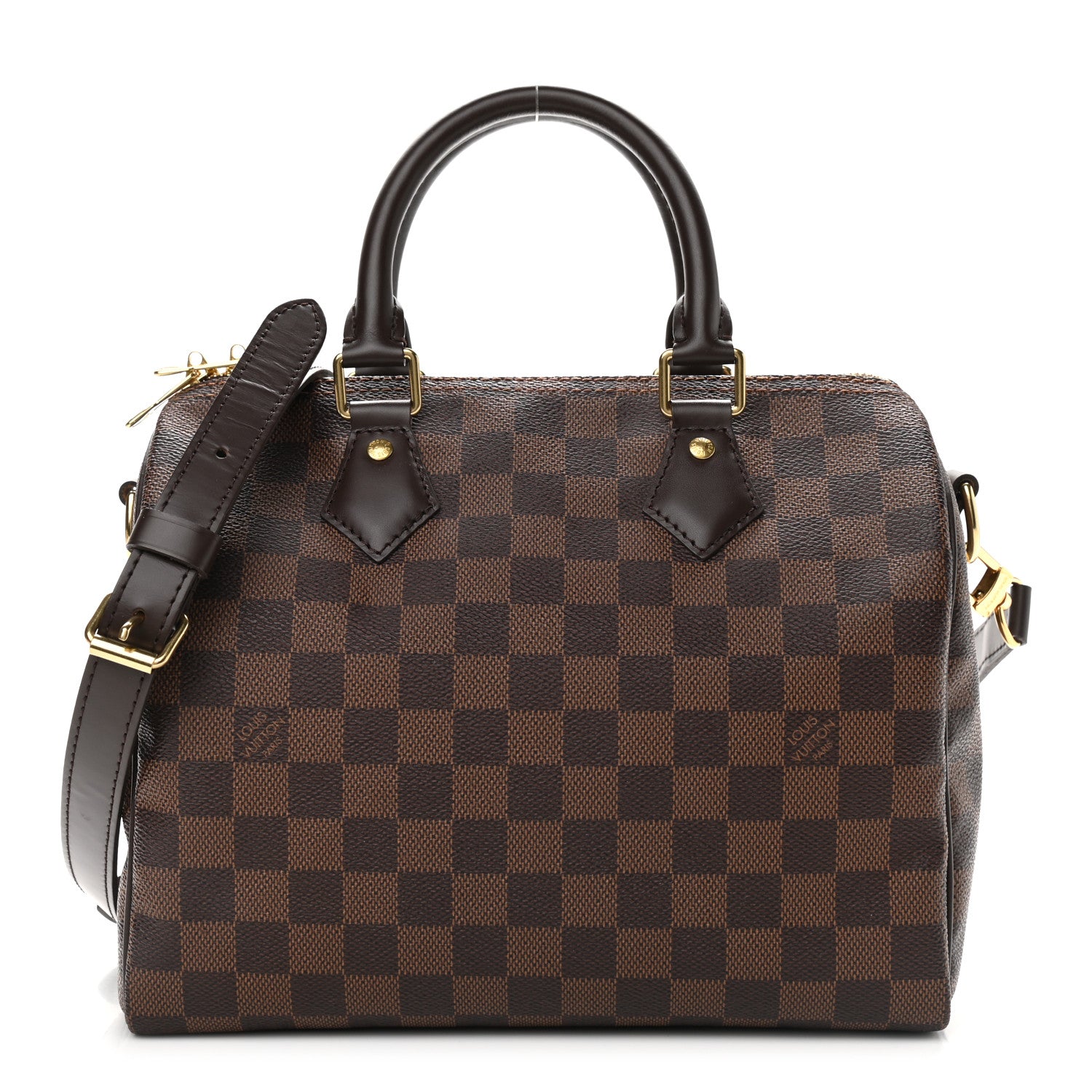 Louis Vuitton Damier Ebene Speedy Bandouliere 25 1 of 10