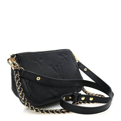 Louis Vuitton Empreinte Monogram Giant Multi Pochette Accessories Black 3 of 9