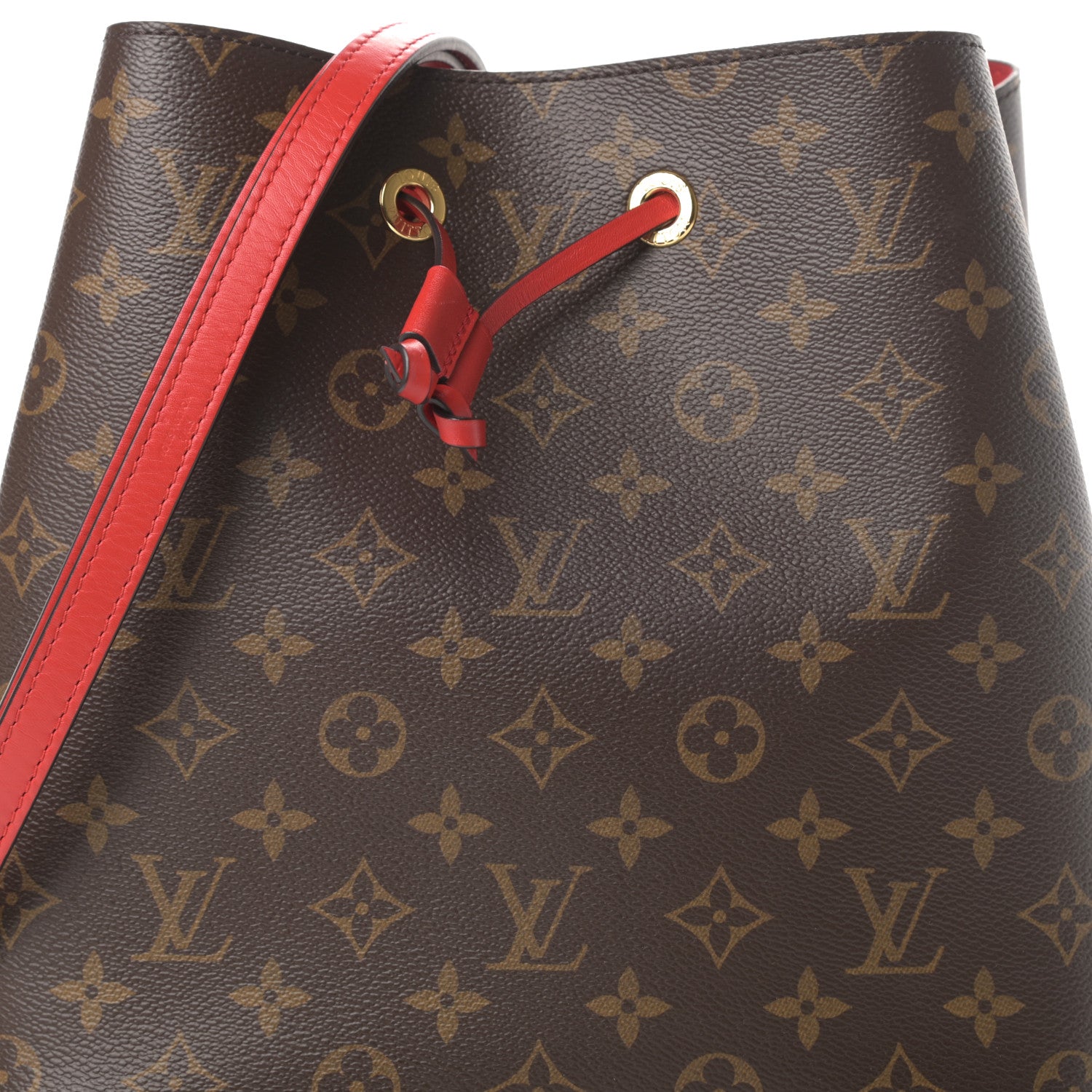 Louis Vuitton Monogram Neonoe MM Coquelicot 9 of 11