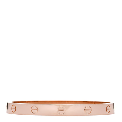 Cartier 18K Pink Gold LOVE Bracelet 17 2 of 8