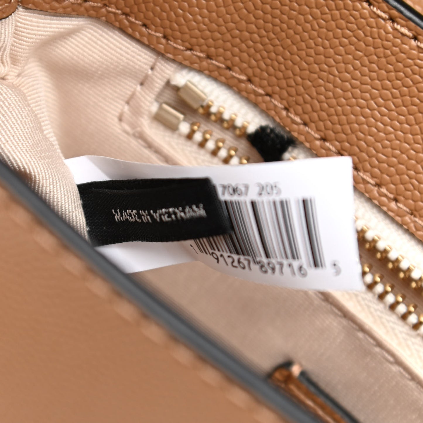 Textured Calfskin The J Link Shoulder Bag Dirty Chai