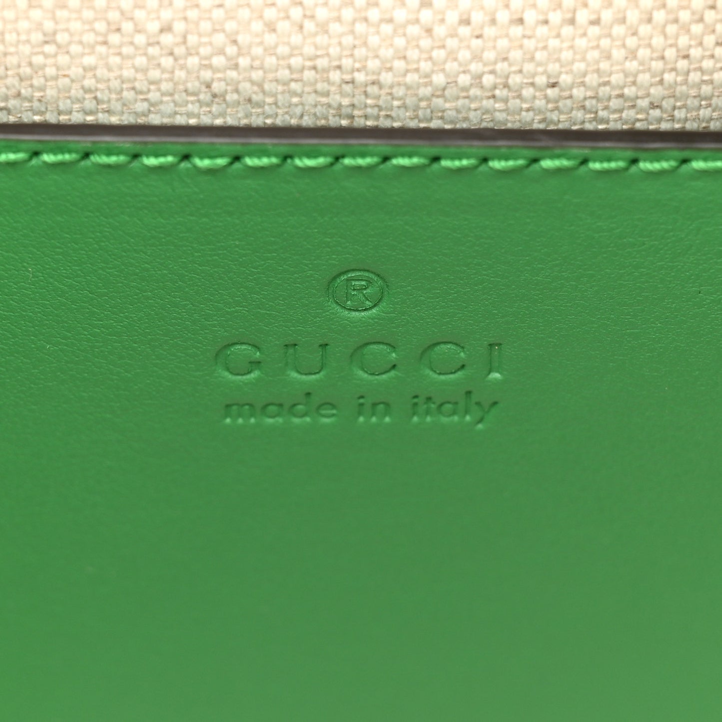 Calfskin GG Matelasse Mini Bowler Bag Spring Green Natural