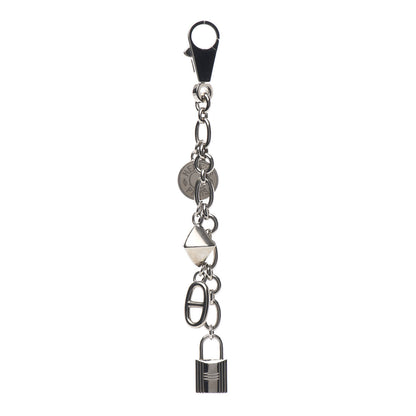 Hermes Palladium Olga Bag Charm Silver 1 of 3