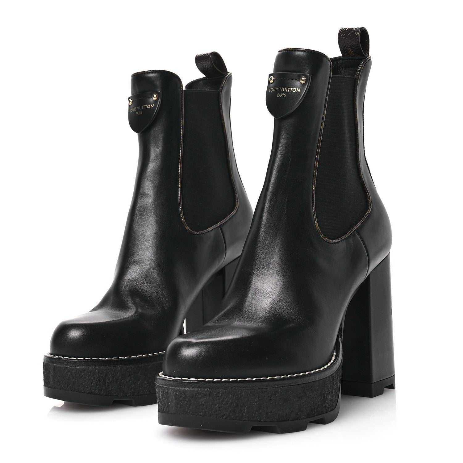 Louis Vuitton LV Beaubourge Ankle Boot 36.5 Black 3 of 8