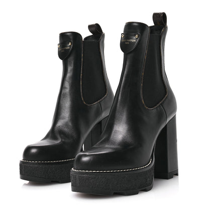 Louis Vuitton LV Beaubourge Ankle Boot 36.5 Black 3 of 8