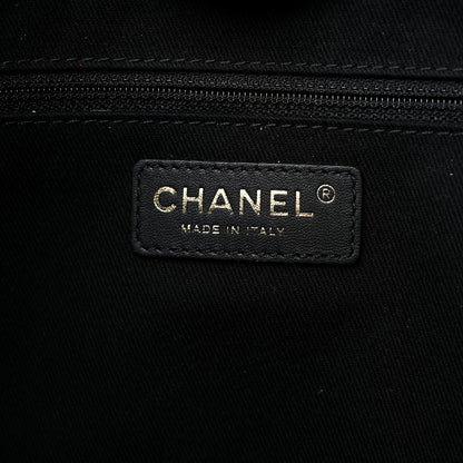 Chanel Lurex Boucle Small Deauville Tote Black 7 of 10