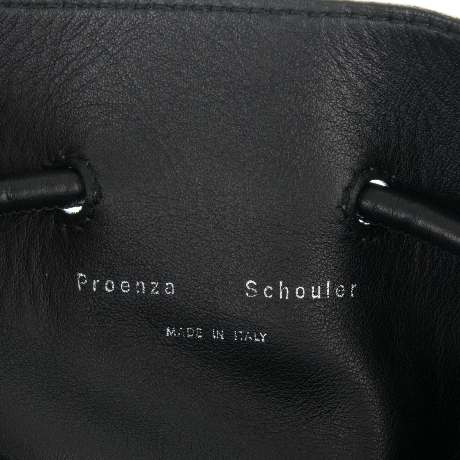 Proenza Schouler Calfskin Buffalo Medium Bucket Bag Grey 7 of 7