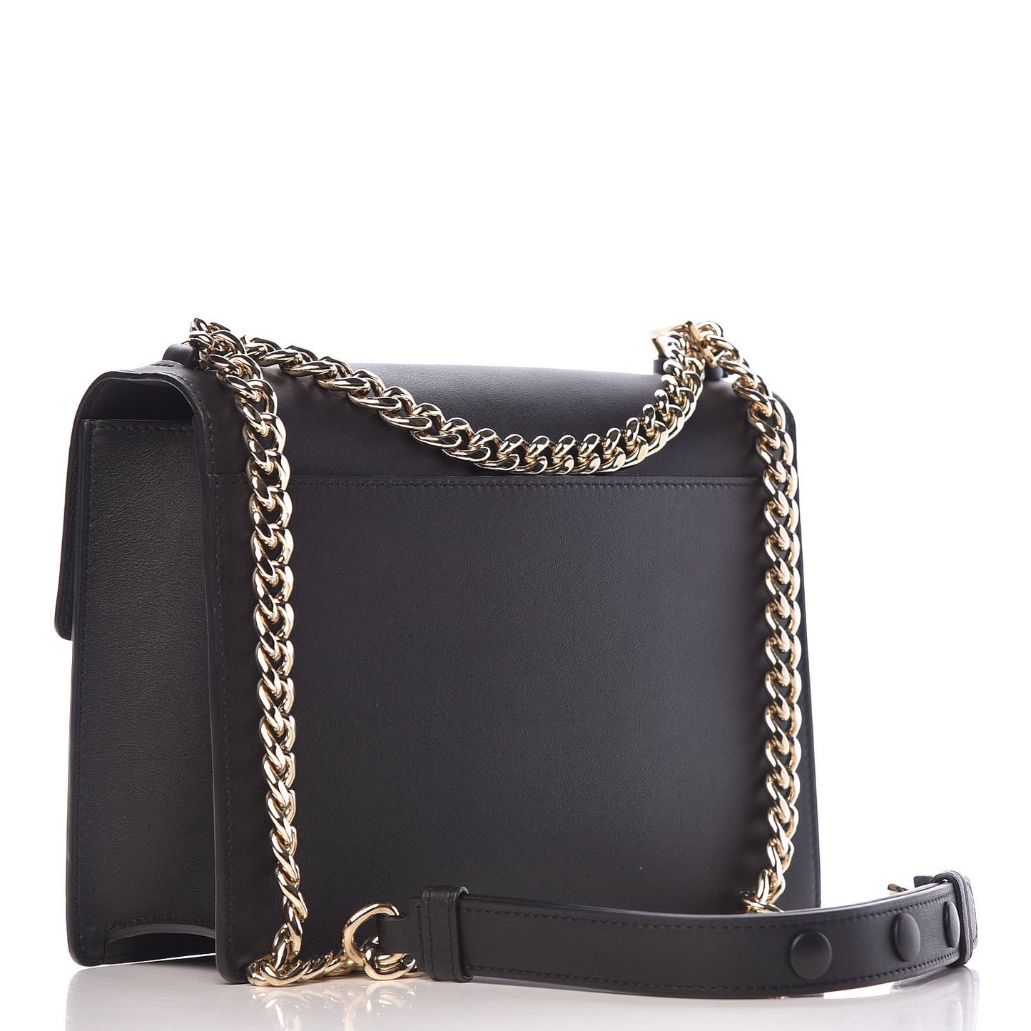 Calfskin PM Madame Chaine Bag Black