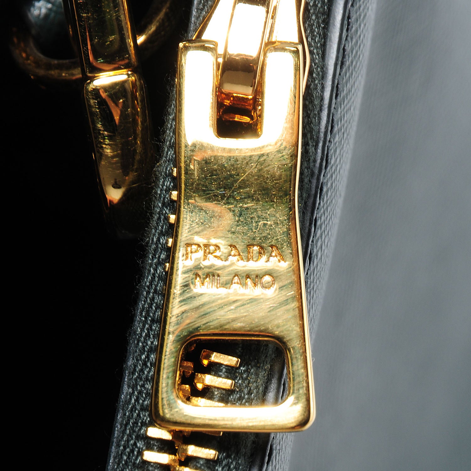 Prada Saffiano Lux Small Double Zip Tote Smeraldo 10 of 13