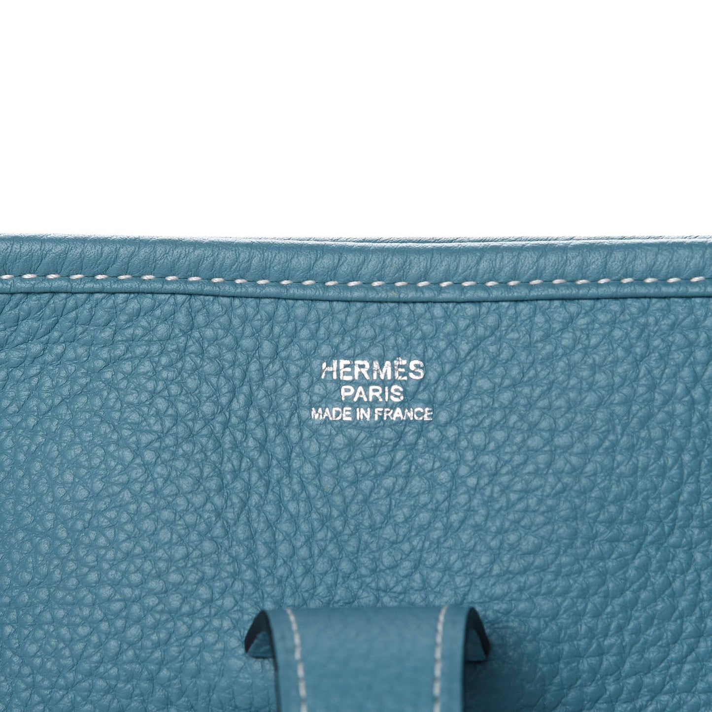 Taurillon Clemence Evelyne III GM Blue Jean