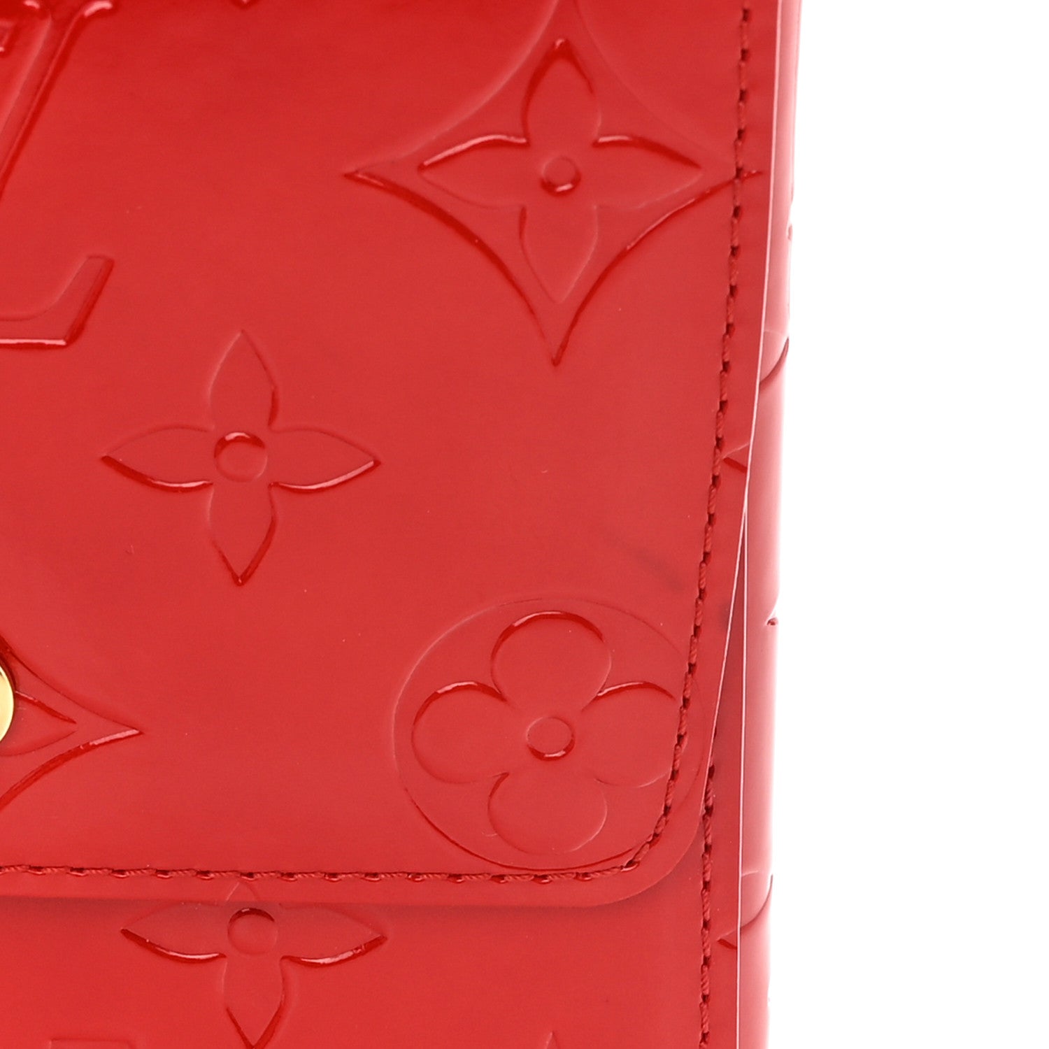 Louis Vuitton Vernis Walker Wallet Red 12 of 15